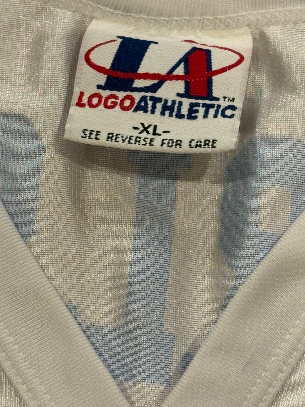 Rare Vintage Houston Oilers Cody Carlson #14 Logo Athletic NFL Jersey Men's XL Item image 8