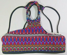 L Space Womens XS Bikini Top Geometric Multicolor Reversible Native Danc... - $19.99