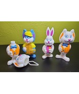 Easter Novelty Bunny Bubble Containers Decorations Toy Kitsch Lot of 4 E... - $29.45 CAD
