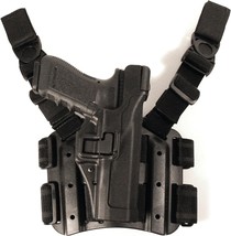 BLACKHAWK Serpa Level 3 Tactical Black Holster, Size 16, Left Hand (H&K... - $44.54