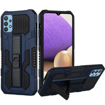 Rocker Kickstand Tough Shockproof Hybrid Case Cover Blue For Samsung A32 5G - £6.03 GBP