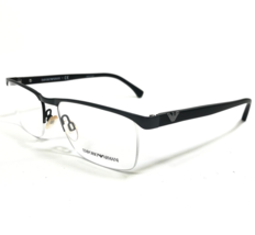 Emporio Armani Eyeglasses Frames EA 1056 3158 Black Gray Rectangular 55-... - $41.86