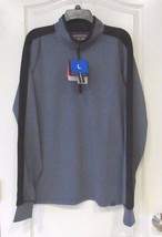 Hawke &amp; Co. Pro Series 1/4 Zip  Pullover Men&#39;s Navy HTR Men&#39;s Sz. L-  NWT - $509.90 MXN