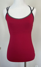 Cherry Red CHAMPION C9 Workout Top XS Gray straps - $9.89