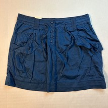 Old Navy Womens Deep Turquoise Blue Above Knee Belted Skirt Pockets, Size 2 NWT - £9.36 GBP