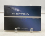 2013 Kia Optima Owners Manual Handbook OEM L02B22010 - $22.49