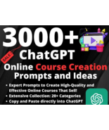  &quot;3000+ ChatGPT Prompts for Innovative Online Course Creation - Digital ... - £3.26 GBP