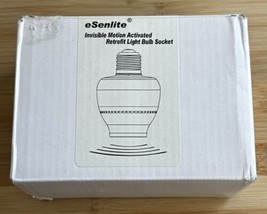 eSenLite 2-pack Invisible Motion Activated Retrofit SMART Bulb Sockets in White - £37.97 GBP