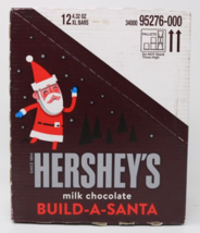 HERSHEY'S Milk Chocolate Build-A-Santa Extra Large Bars 12 Count Sealed Box 9/24 - $24.26