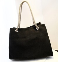 Fashion Women Linen Handbag Large Shopping Tote Holiday Big Basket Bags Summer B - £33.60 GBP