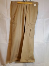 Dickies Men&#39;s Pants Size 36 UL Beige Polyester Blend Cargo Regular Fit Casual - £13.66 GBP