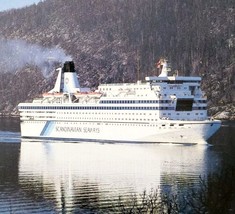 1990s Scandinavian Seaways Cruise Ship M.S. Queen Postcard Norway Vtg 2 E90 - $19.99