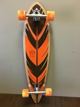 New San Diego Speed Stella 38&quot; Blunt Nose Feather Longboard Skateboard - £111.49 GBP