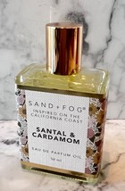 Sand + Fog Santal &amp; Cardamom Eau De Parfum Oil 50ml 1.7 fl oz Rollerball NEW - £38.56 GBP