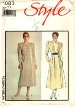 Style 1083 Misses 10 Front Wrap Dress Vintage Sewing Pattern New - £8.28 GBP