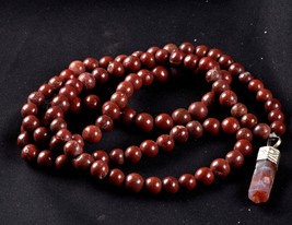 jasper necklace +agnitit  balances yin/yang energies.  healing, peace #6622 - $1,684.95 MXN