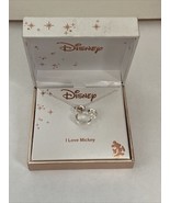 NEW SILVER &amp; PINK  DISNEY MICKEY MOUSE CHARM LOCKET NECKLACE PENDANT - K... - $34.30 CAD