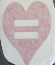 Equal Rights Heart LGBT Vinyl Decal Sticker - $55.41 MXN
