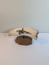 Cook Company   Fine Art Sculpture Figurine Orca Killer Whale on tusk - $658.58 MXN