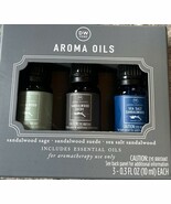 DW Home Mens Masculine Sandalwood  Aroma Essential Oils | 3 Pack 0.3 FL ... - $19.79