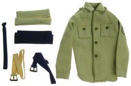 Vintage 1960&#39;s Mattel Barbie Ken Army/Air Force Military Belts Jacket Tie Caps - £39.32 GBP