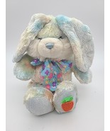 Colorful 12&quot; Floppy Ear Plush Bunny Rabbit Floral Bow Tie Carrot Foot Wa... - $266.55 MXN