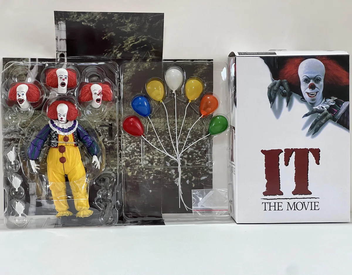 NECA IT Pennywise Clown 1990 Ultimate 7" Action Figure Model Collection 1:12 - $52.18