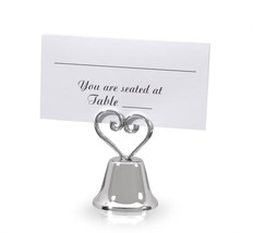 Place Card Holder Bell Silver 2.5 Inches - $69.56