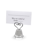 Place Card Holder Bell Silver 2.5 Inches - £54.69 GBP