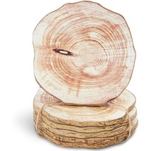 6-Pack Wood Coasters For Drinks, Tabletop Protection, Wood Pieces With R... - £15.17 GBP