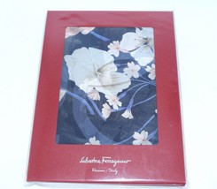 Salvatore Ferragamo Scarf Gancini Floral Silk 160 x 45 cm Flower NEW RAMA - £228.95 GBP
