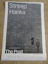 The Post - Movie Poster - A Steven Spielberg Film HANKS/STREEP - Advance - £16.51 GBP