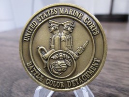 USMC Marine Barracks Washington DC Battle Color Detachment Challenge Coin #436M - £30.85 GBP