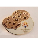 2002 Salt Lake City Winter Olympics Chocolate Chip Cookies Pin - £23.94 GBP