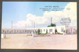 Vintage Cactus Motel Moriarty MN New Mexico Highway 66 Postcards - $9.49