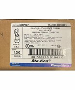 Thomas &amp; Betts Sta-Kon RB2207  1000pcs- locking spade Terminal 18-14 AWG - $74.25