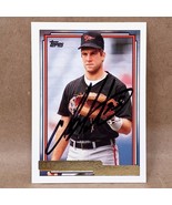 1992 Topps Gold #125 Chris Hoiles SIGNED Autograph Baltimore Orioles Card - $4.03 CAD