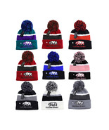 California Republic Warm Winter Cuffed Knit Hat Sport Pom Ski Beanie Cap... - $1,613.21 MXN
