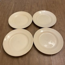4 VTG Homer Laughlin China Restaurant Ware Tan Desert Plates 7.25” Best ... - £15.57 GBP