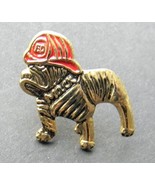 FIRE FIGHTER FIRE SERVICE DOG MACK LAPEL PIN BADGE 7/8 INCH - £4.42 GBP