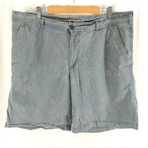 Columbia Mens Shorts Floral Regular Fit Cotton Gray Size 42x10 - $14.49