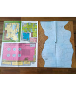 TSR Marvel Super Heroes RPG Cat&#39;s Paw Harris House Map Only 33&quot; X 21&quot; - $25.73