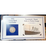 1912 Barber Half Dollar Good 90% Silver -Titanic - $68.31