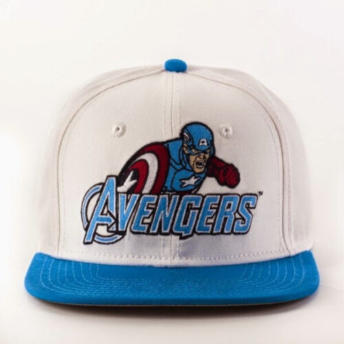 Primary image for Marvel Avengers: Captain America Snapback Flat Billed Cap * NEW with Tags *