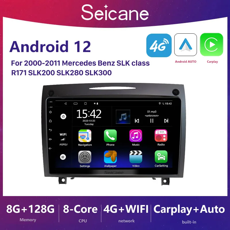 Seicane Android 12 Car Radio GPS navigation Multimedia Player for 2000-2011 - £329.33 GBP+