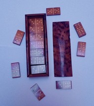 Domino Box Handmade home game from Moroccan thuya wood Essaouira, Marrakech - £49.36 GBP
