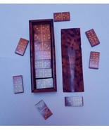 Domino Box Handmade home game from Moroccan thuya wood Essaouira, Marrakech - £49.29 GBP