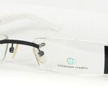 Collection Creativ 1396 310 BLACK / WHITE UNIQUE EYEGLASSES GLASSES 54-1... - $85.39