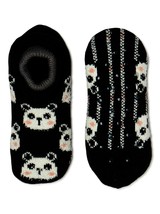 Secret Treasures Women&#39;s Double Cuffer Slipper Socks 1 Pair Shoe 4-10 Panda Bear - £9.27 GBP