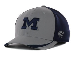 Michigan Wolverines Tow Sifter Memory Fit NCAA Logo Cap Hat  M/L &amp; L/XL  - £18.83 GBP